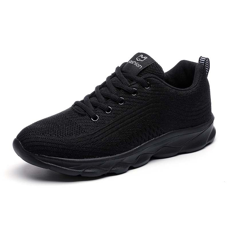 SHANDIAN - Zapatillas Running Mujer Negro