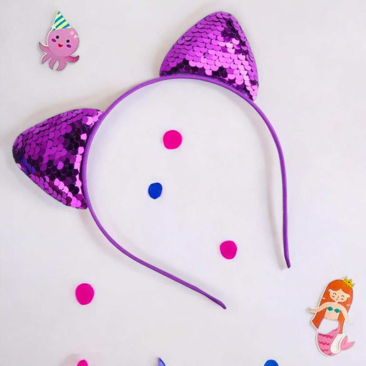 GENERICO - VINCHA PARA NIÑA DE SIRENA ARIEL UNICORNIO