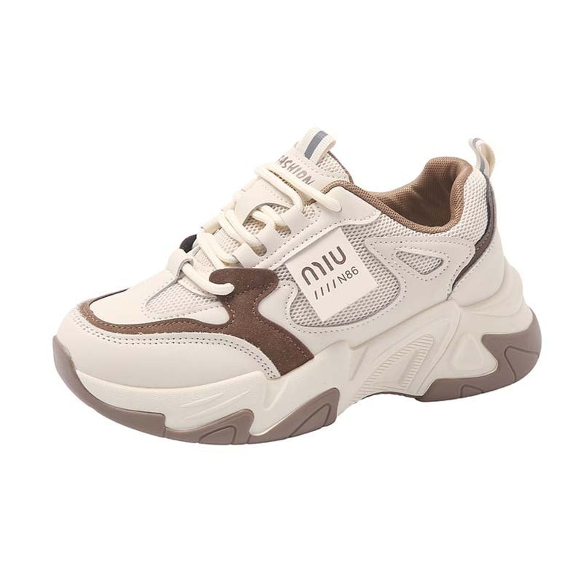 SHANDIAN - Zapatillas Plataforma Mujer Negro