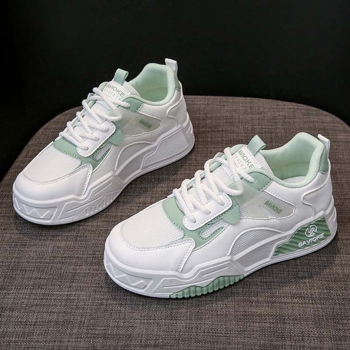 SHANDIAN - Zapatillas Urbana Mujer Negro