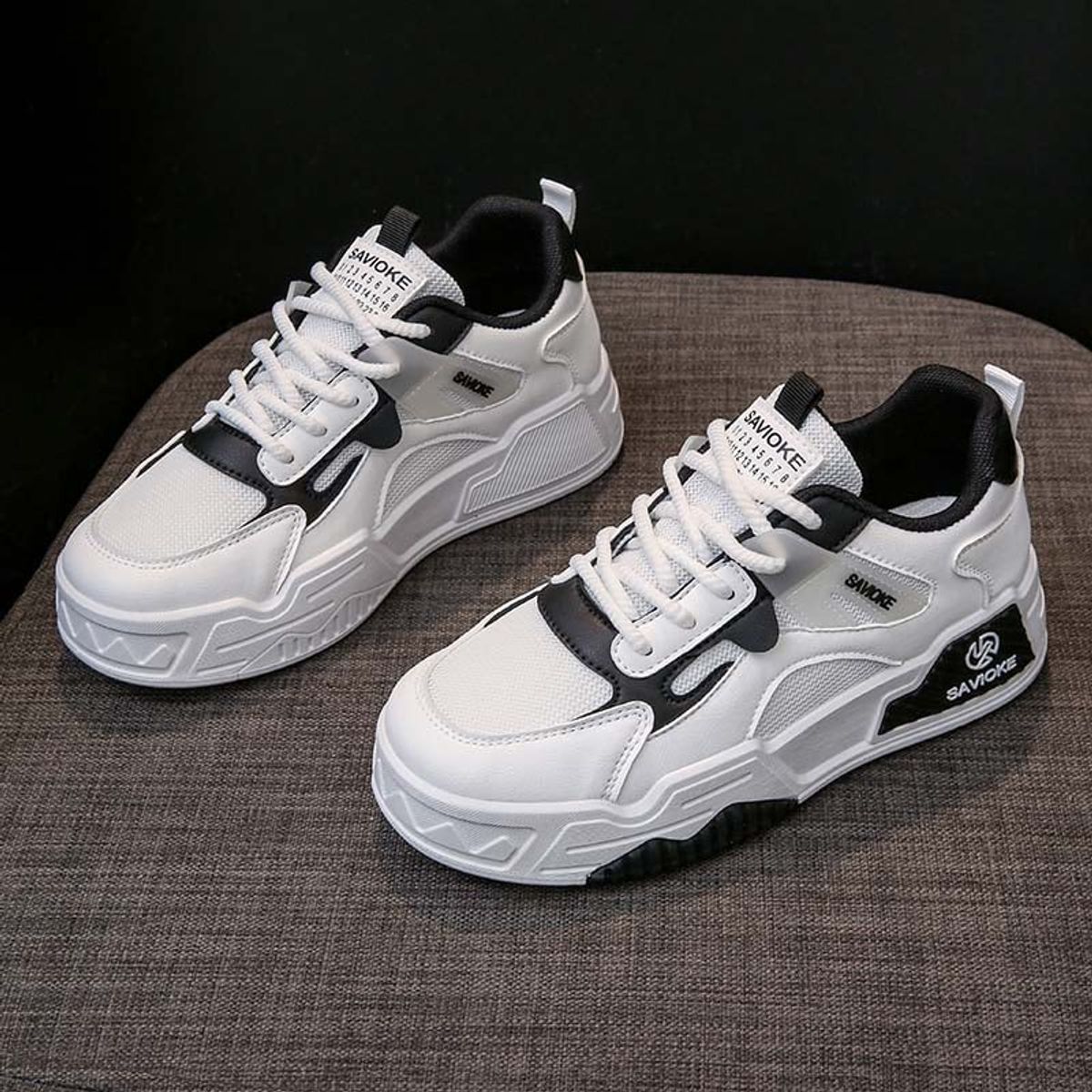 SHANDIAN - Zapatillas Urbana Mujer Negro