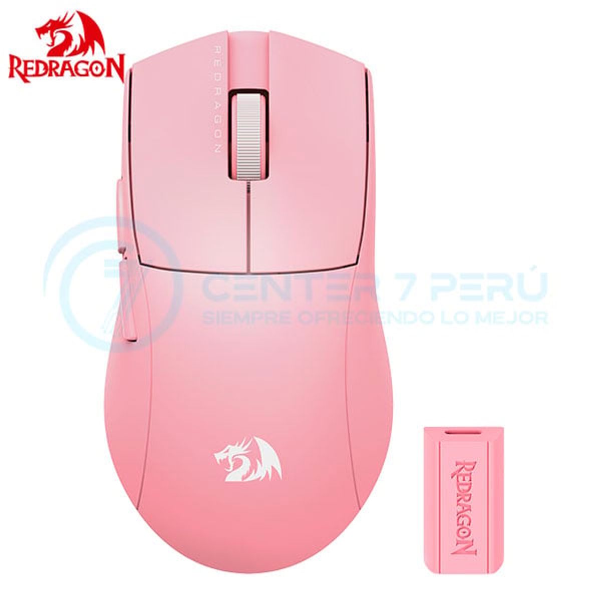 REDRAGON - Mouse Redragon M916 K1NG PRO 4K HZ Wireless PINK