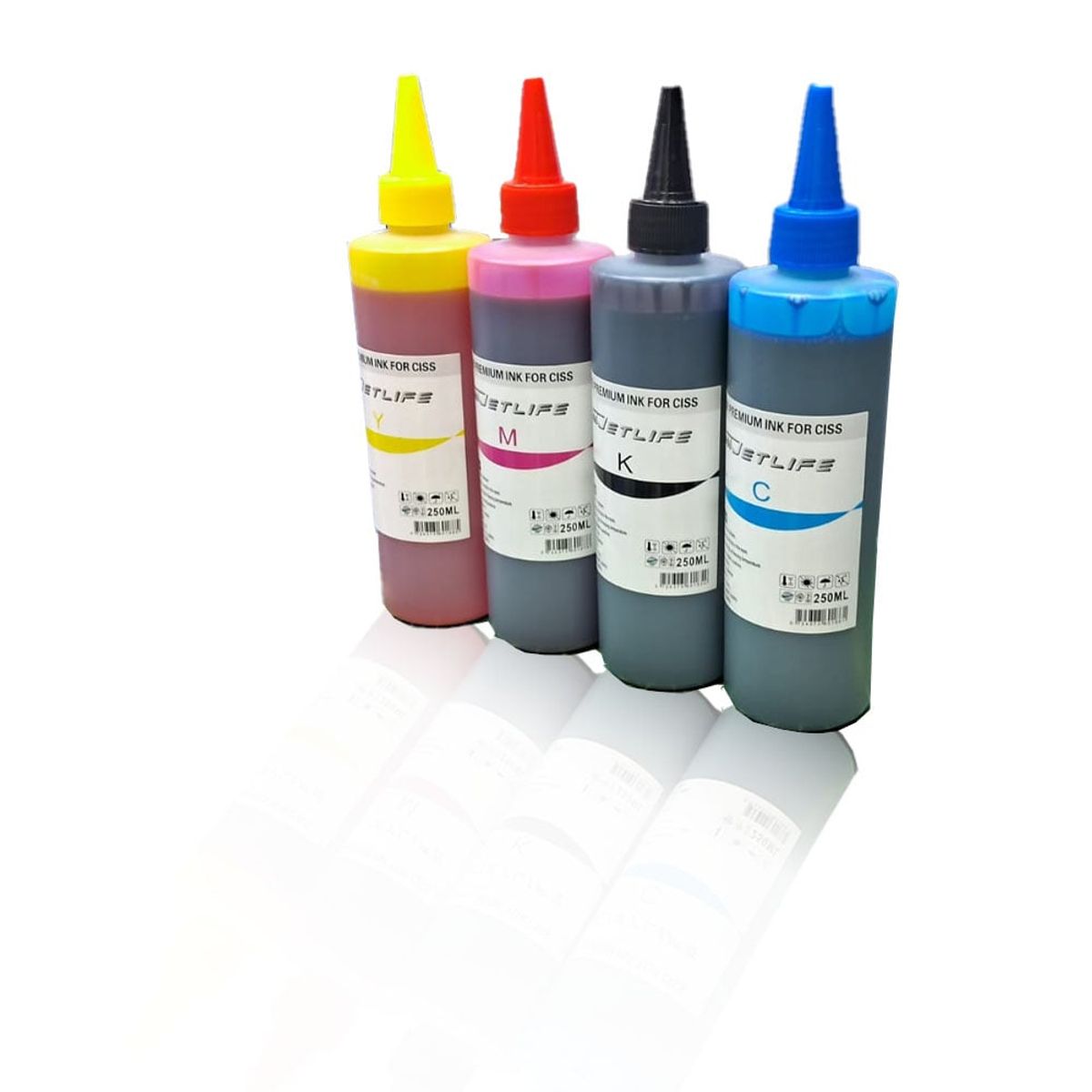 JETLIFE - JetLife Universal Tinta Compatible para Brother HP y Canon 250ML KIT