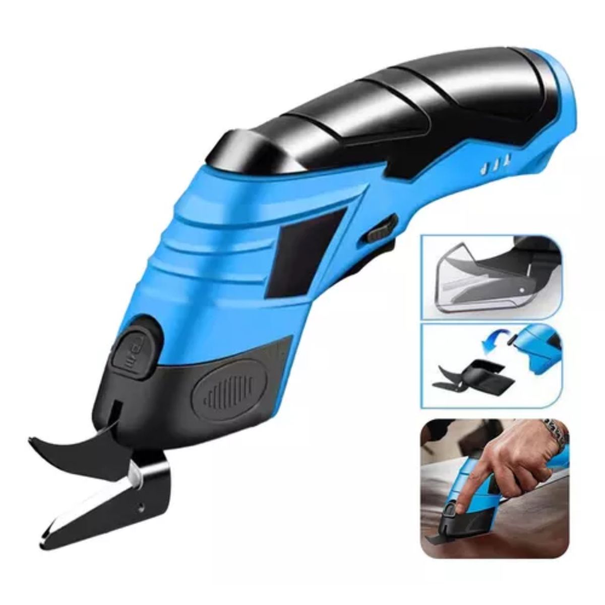 GENERICO - Tijera Eléctrica Máquina Cortadora De Cartón Plásticos Telas