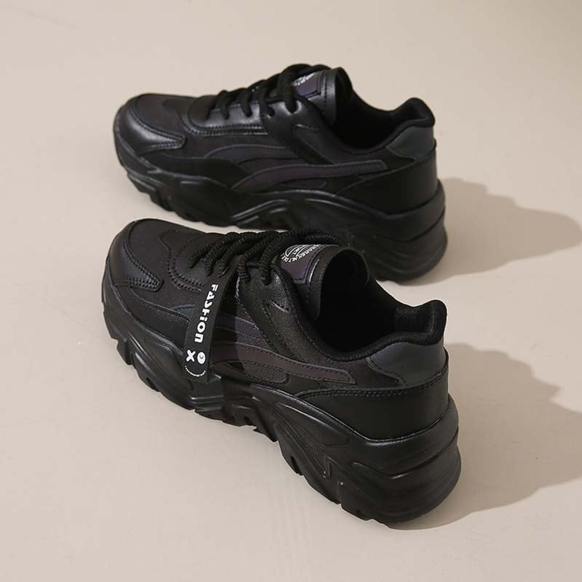 SHANDIAN - Zapatillas Plataforma Mujer Amarillo