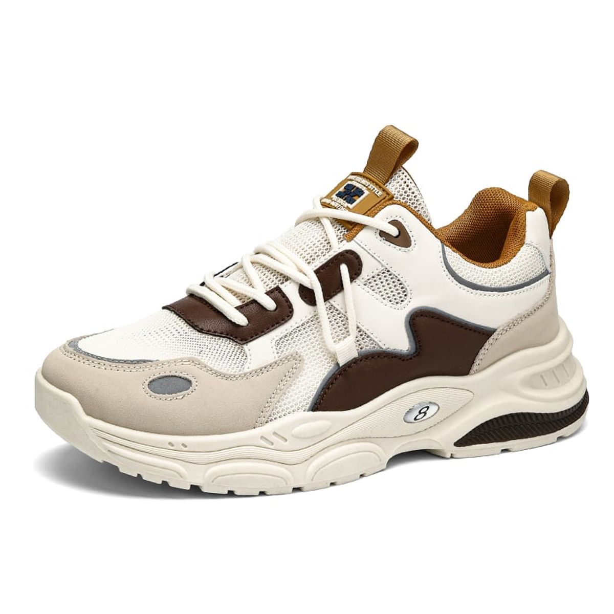 SHANDIAN - Zapatillas Running Plataforma Hombre Azul