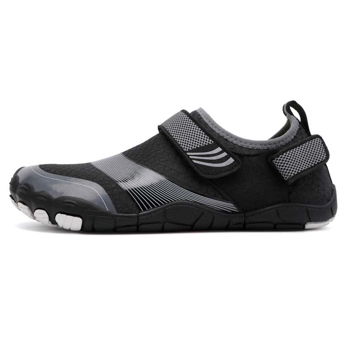 SHANDIAN - Zapatillas Agua Outdoor Hombre Secado Rapido Negro
