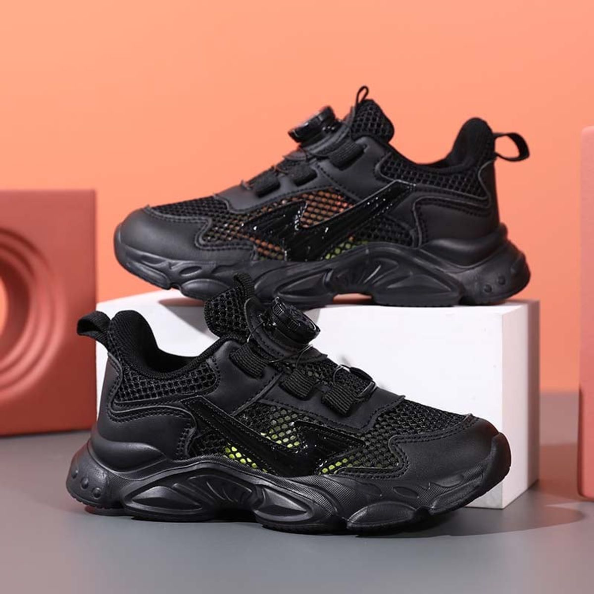 SHANDIAN - Zapatillas Gore Boa Deportiva Niños y Niñas Blanco