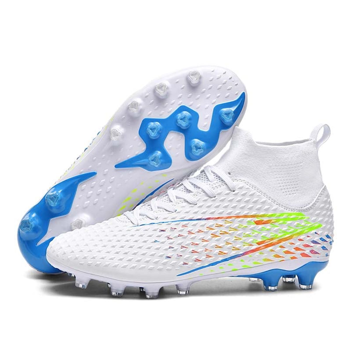 SHANDIAN - Zapatillas Running Plataforma Hombre Blanco-