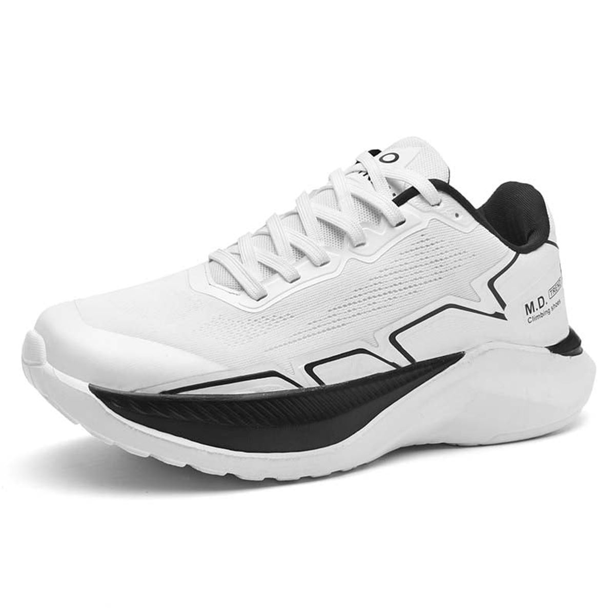 SHANDIAN - Zapatillas Running Hombre Blanco