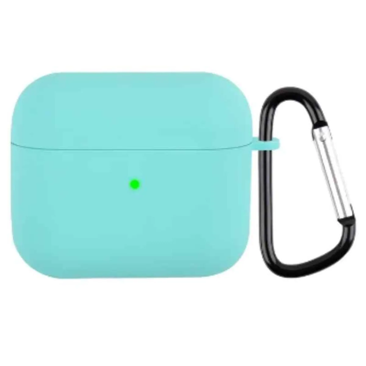 GENERICO - Case Protector de Silicona para Audífonos Apple Airpods 3 color menta