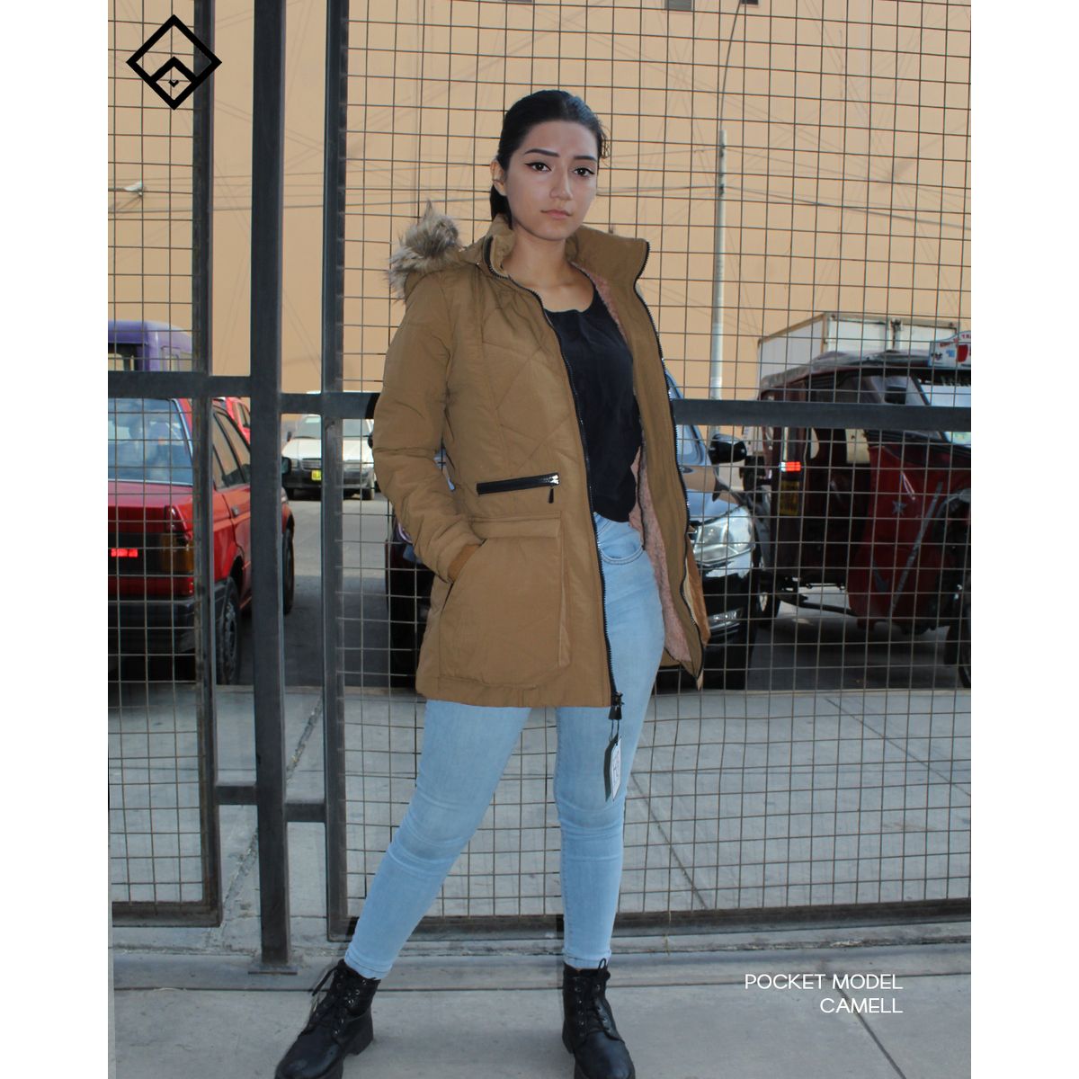 GENERICO - Casaca Parka Abrigo de Invierno para Mujer