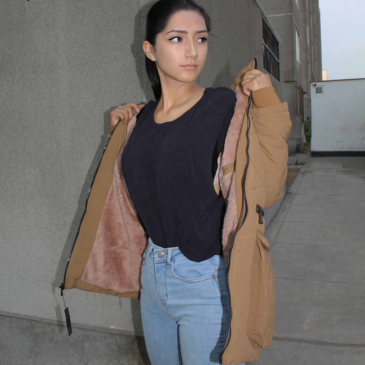 GENERICO - Casaca Parka Abrigo de Invierno para Mujer