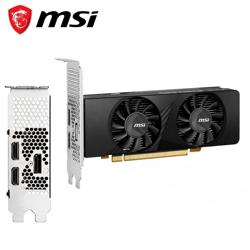 MSI - Tarjeta de Video MSI GeForce RTX 3050 LP 6G OC 6GB GDDR6 PCIe 4.0