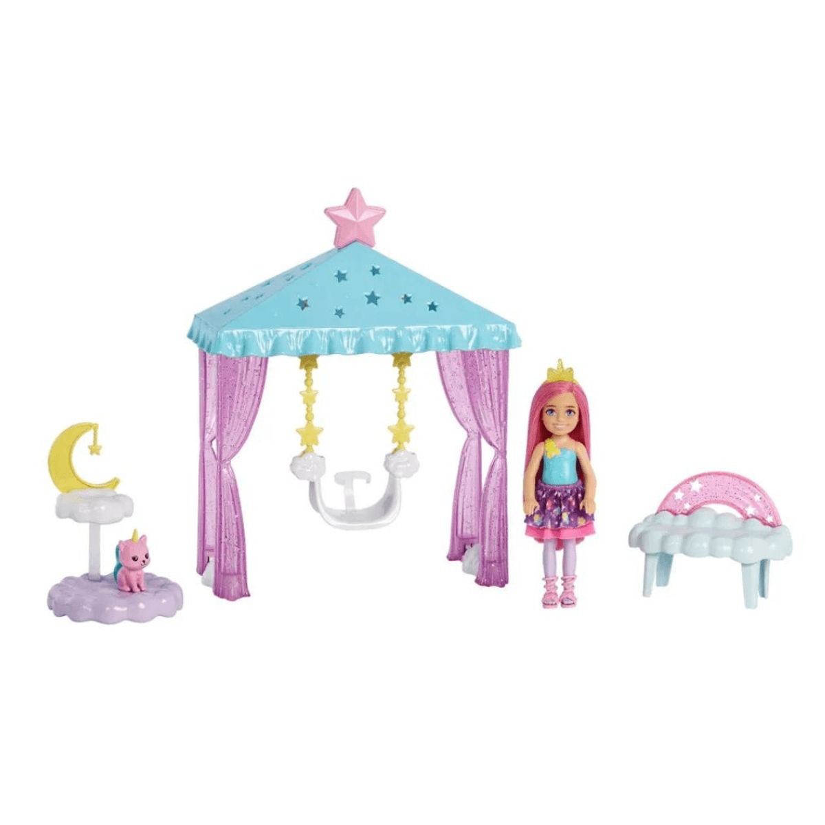 PIXAR - Muñeca Barbie Chelsea Columpio Mágico En Nubes