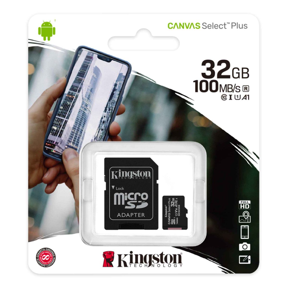 KINGSTON - MEMORIA MICRO SD 32GB KINGSTON