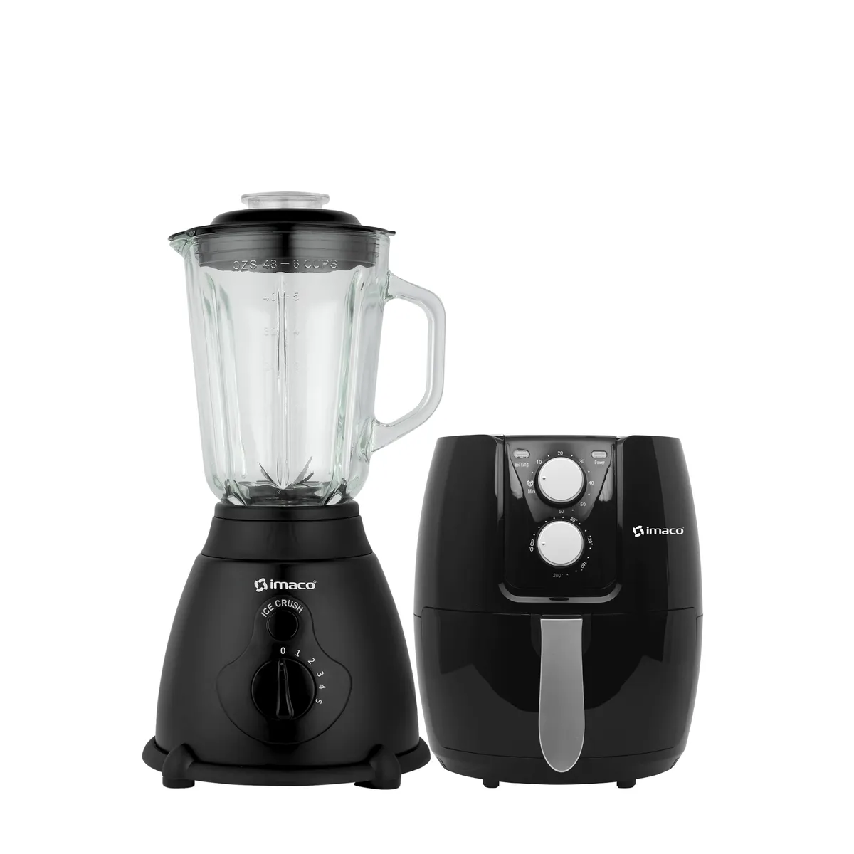 IMACO - Combo freidora de aire 2.6 litros + Licuadora 1.5lt imaco