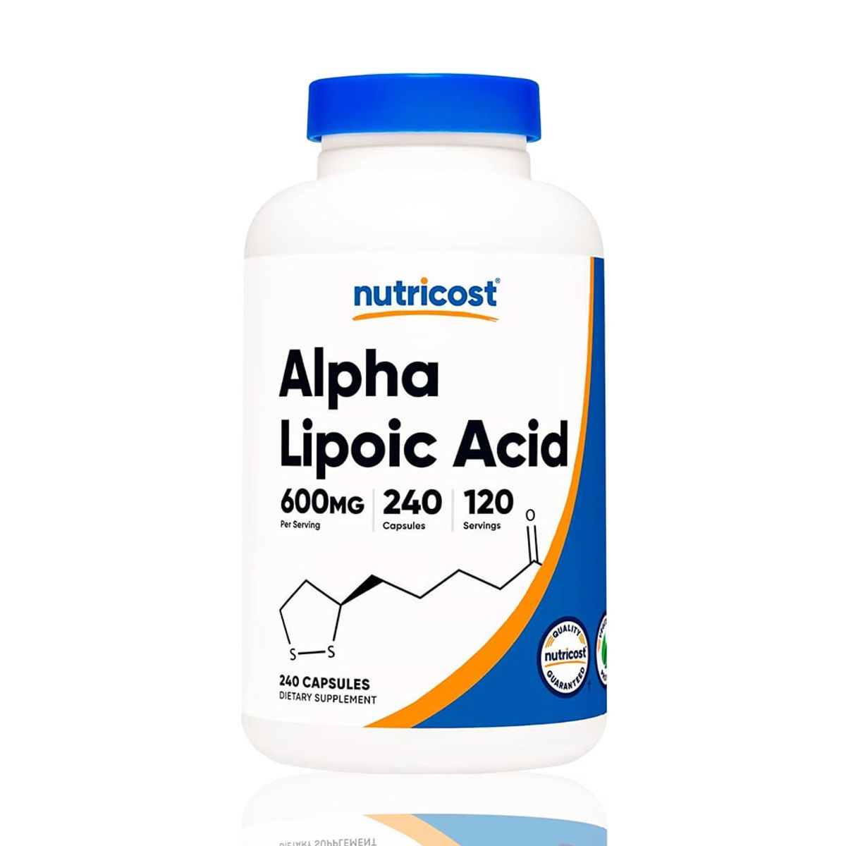 NUTRICOST - Acido Alfa Lipoico Nutricost 600Mg 240 Capsulas