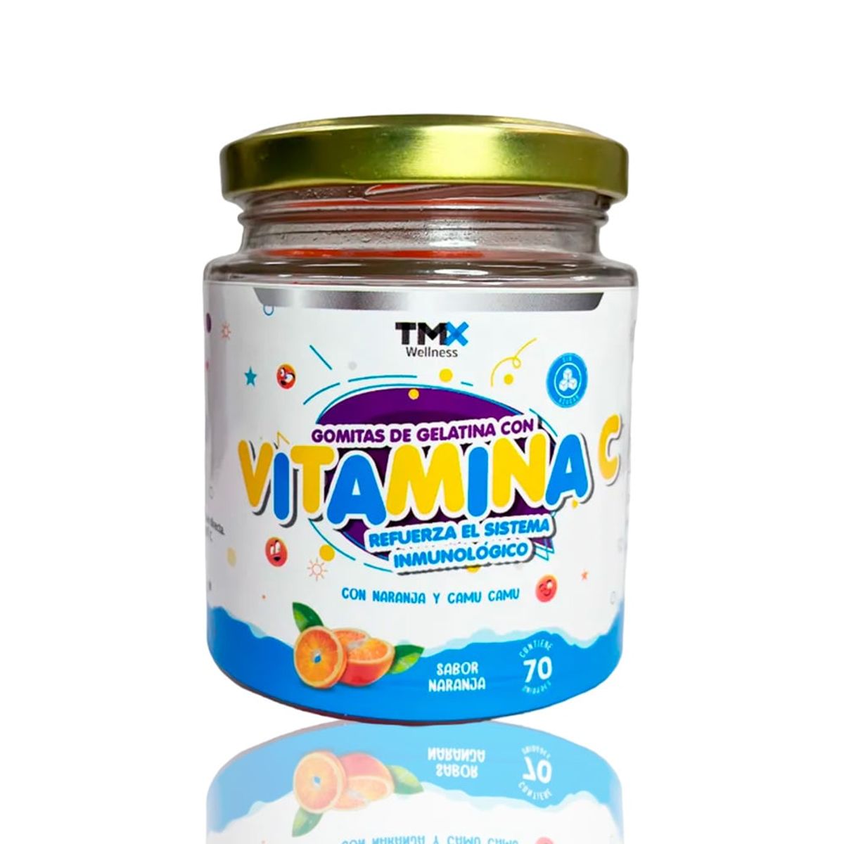 GENERICO - Vitamina C Para Niños 70 Gomitas Tmx Wellness Sabor Naranja