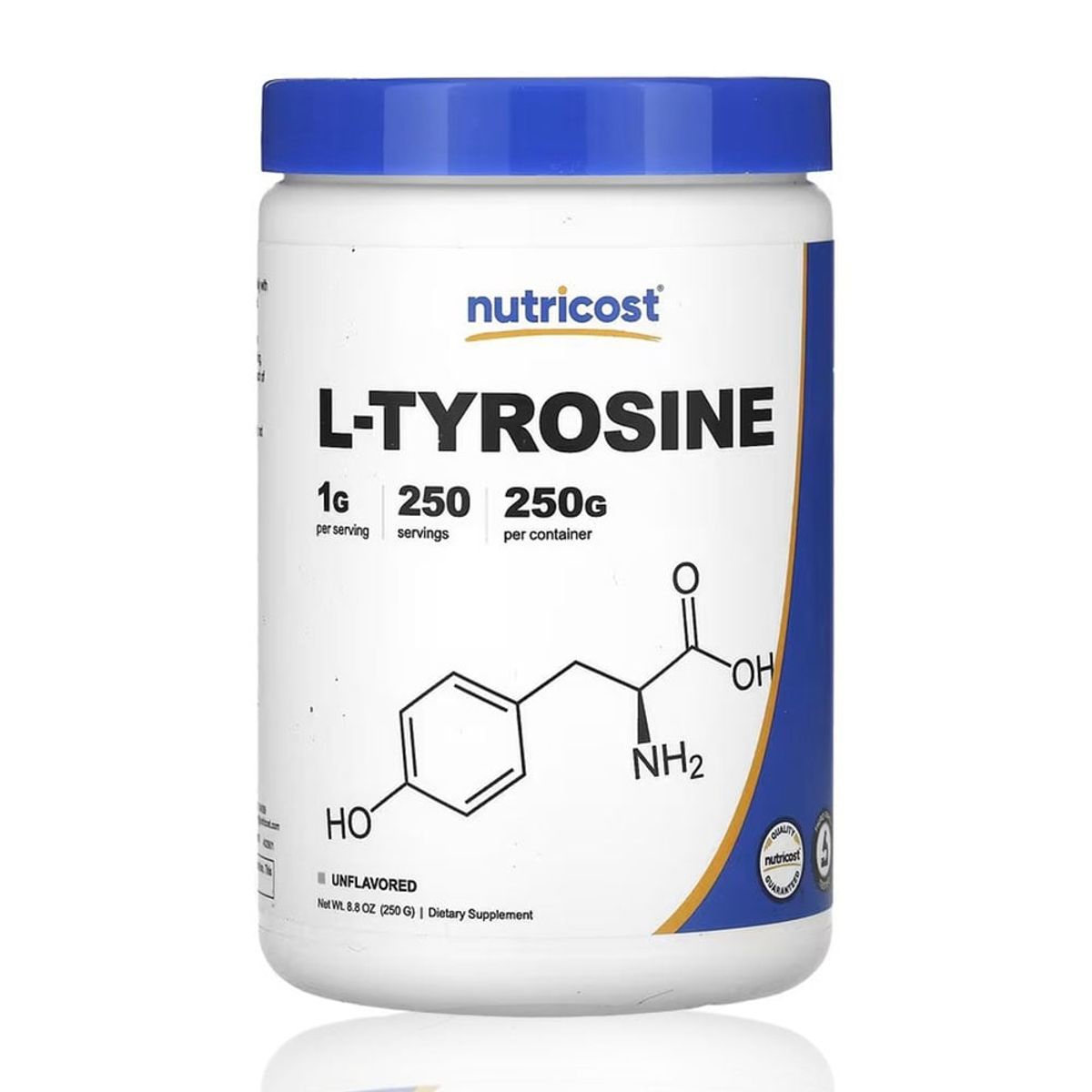 NUTRICOST - Aminoácido L-Tyrosina 250 mg Nurtricost 250gr