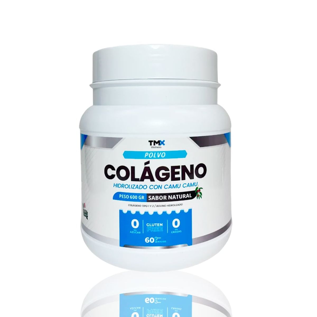GENERICO - Colageno Hidrolizado Free Con Camu Camu Tmx Wellness 60Serv