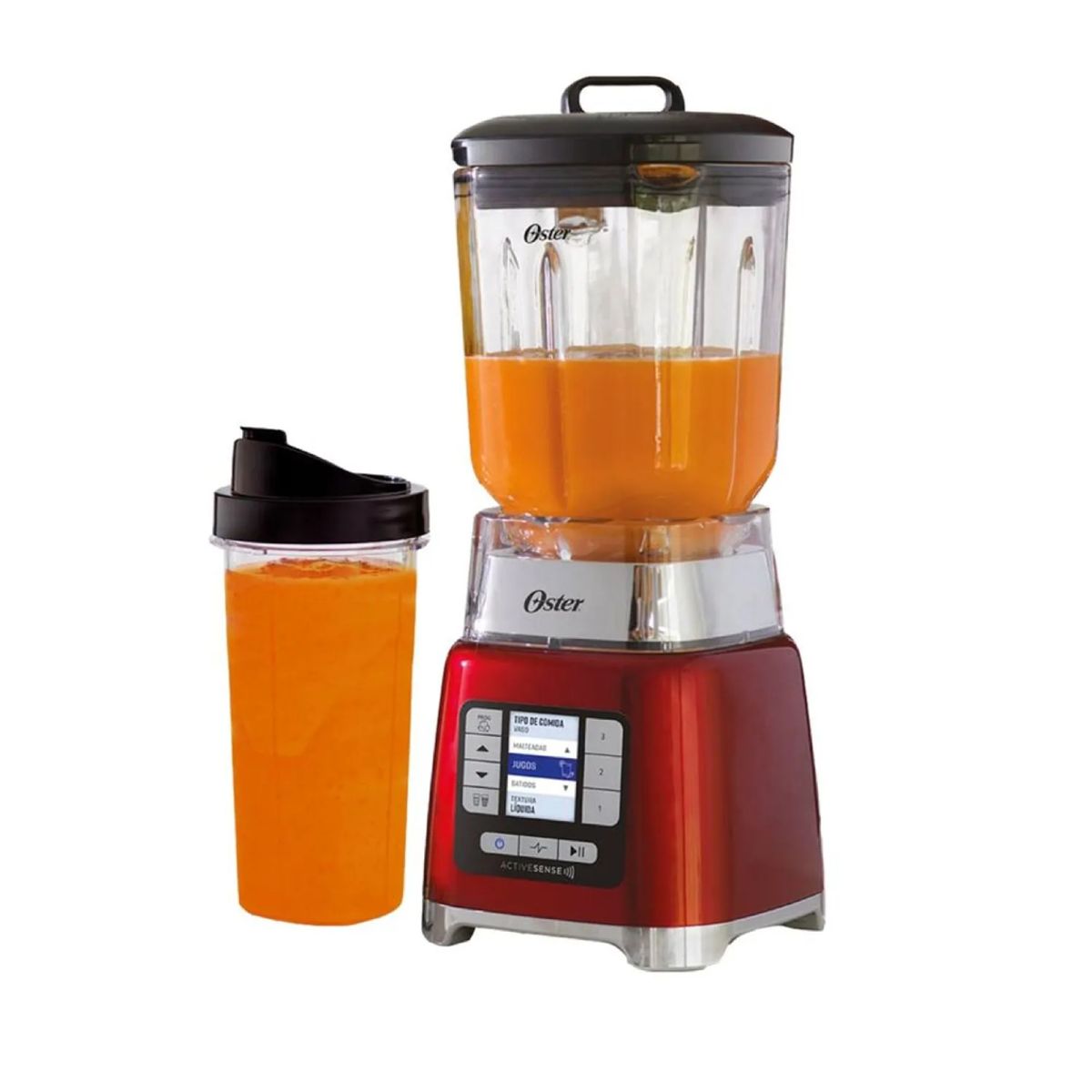 OSTER - Licuadora ActiveSense Oster + Vaso Blen N Go BLSTTDG RBG 053