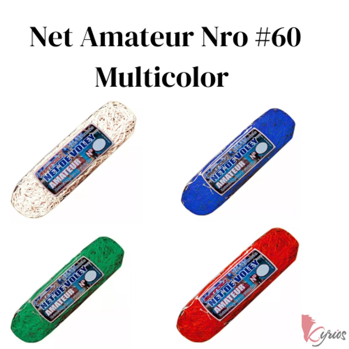 GENERICO - NET DE VOLEY AMATEUR 7.8 MTS X 5 Nª60