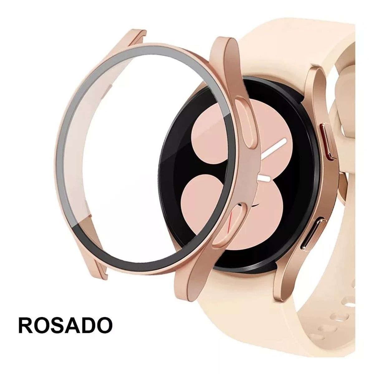 GENERICO - CASE FUNDA PARA SAMSUNG WATCH 6 40MM ROSADO