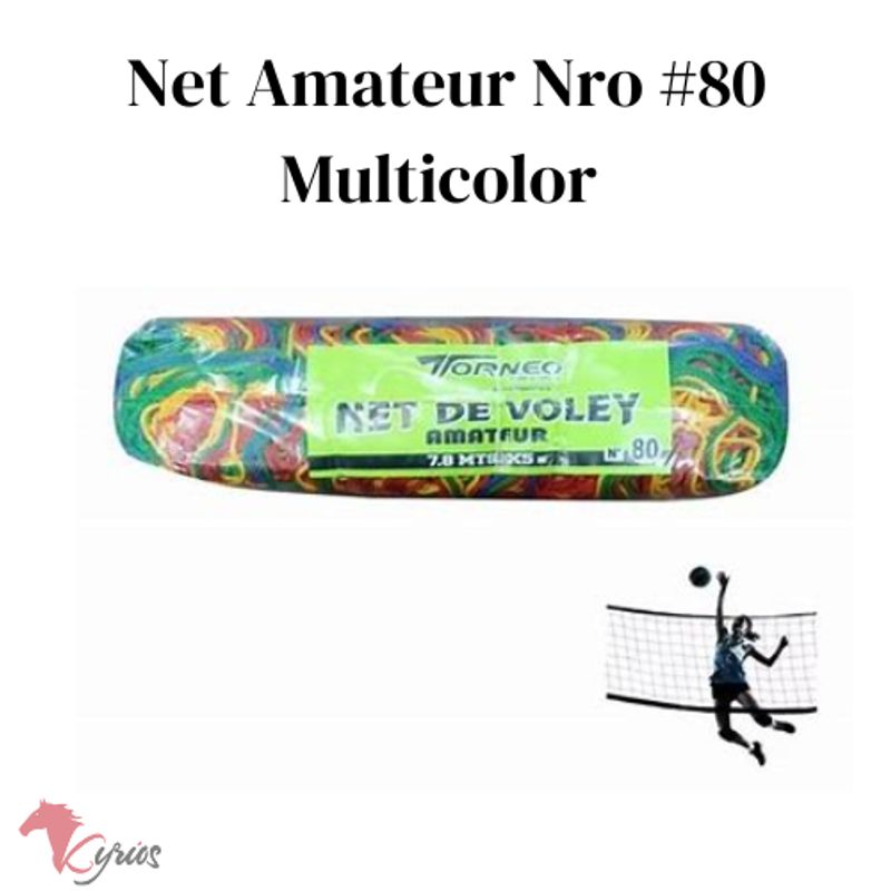 GENERICO - NET DE VOLEY AMATEUR 7.8 MTS X 5 Nª80