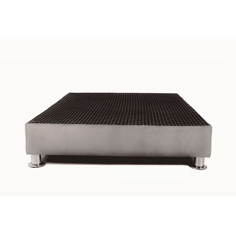 MUEBLES MACRUMO - BOX TARIMA GRIS CLARO 1.5 Plz -  INC PATAS INSTALADAS