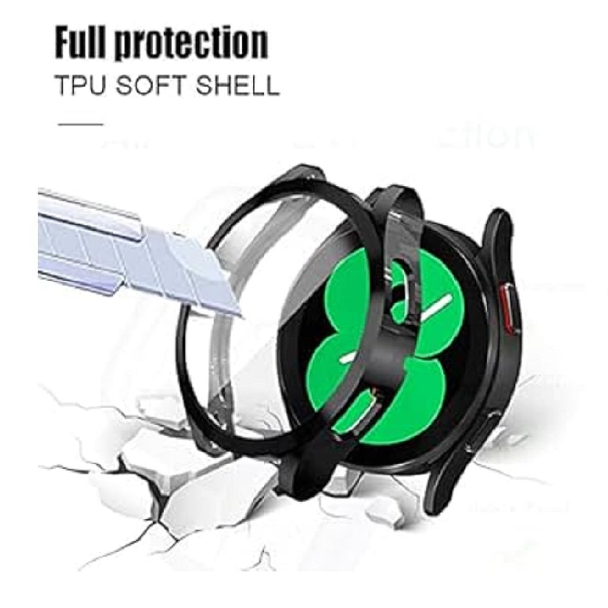 GENERICO - CASE FUNDA PARA SAMSUNG WATCH 4 40MM PLATEADO
