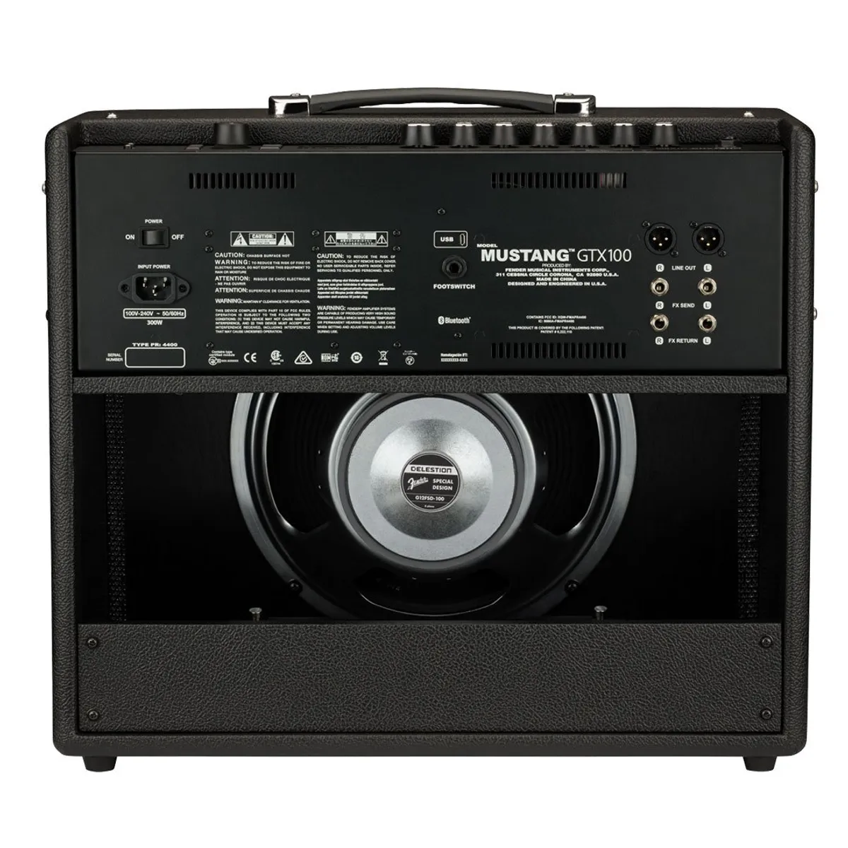 FENDER - Amplificador de Guitarra Eléctrica Mustang GTX100