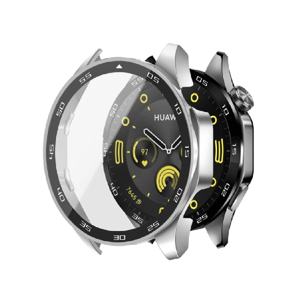 GENERICO - CASE FUNDA PARA SMARTWATCH HUAWEI GT4 41MM PLATEADO