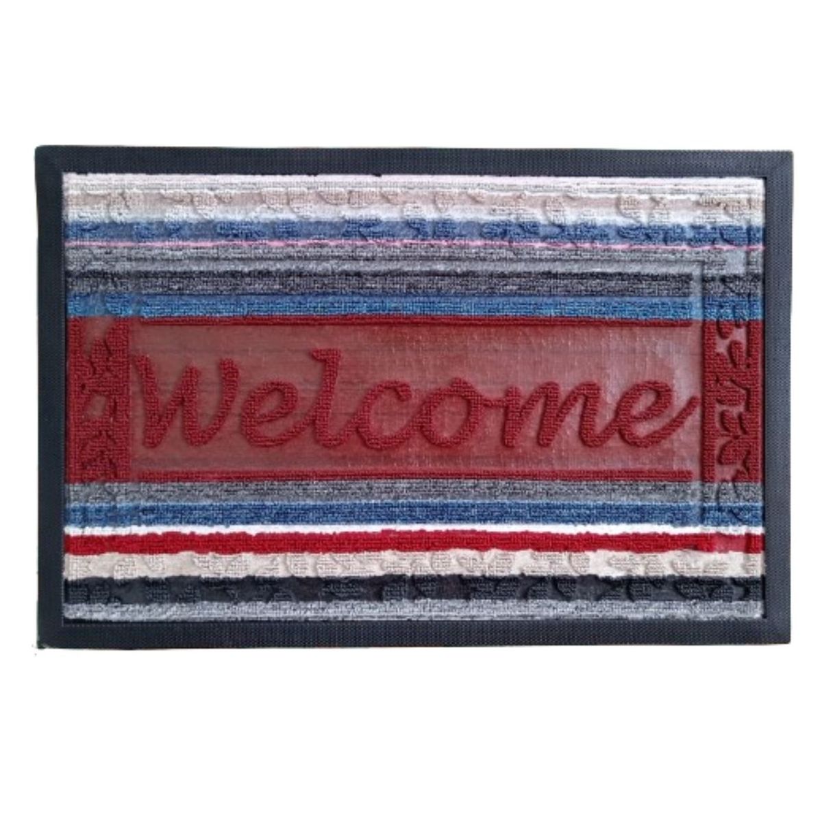 GENERICO - Felpudo Rectangular Piso Colores Lanoso