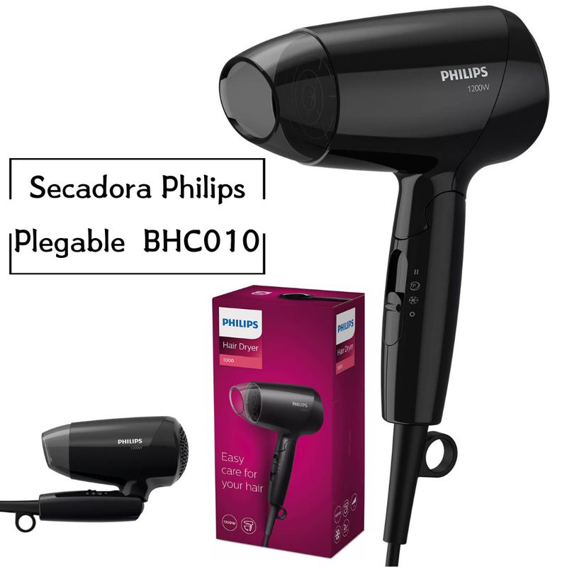 Secadora de Cabello Philips 1200watts BHC010 PHILIPS