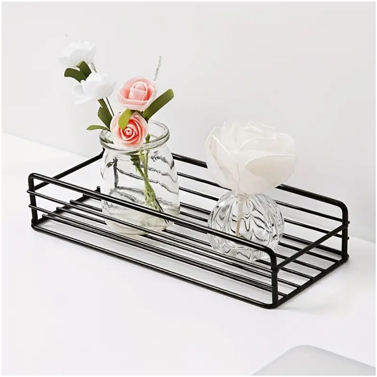 INSPIRA MARKET - Estante rejilla de decoración de hogar baño sala elegante