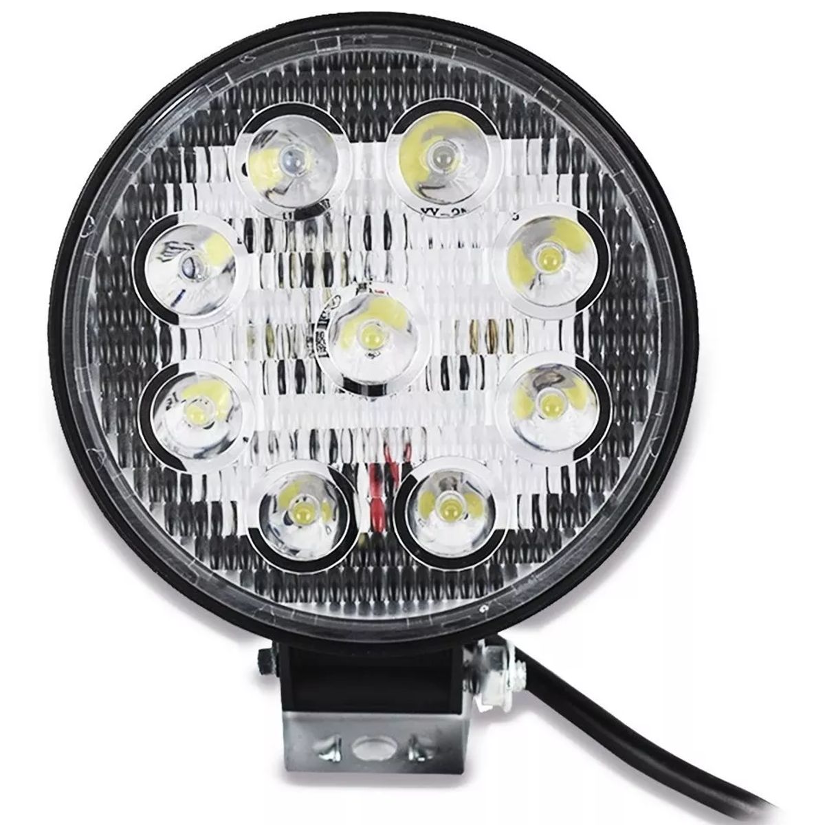 GENERICO - Par Faros 9 Hiper Led Auxiliar Neblinero 27w Universal 4x4