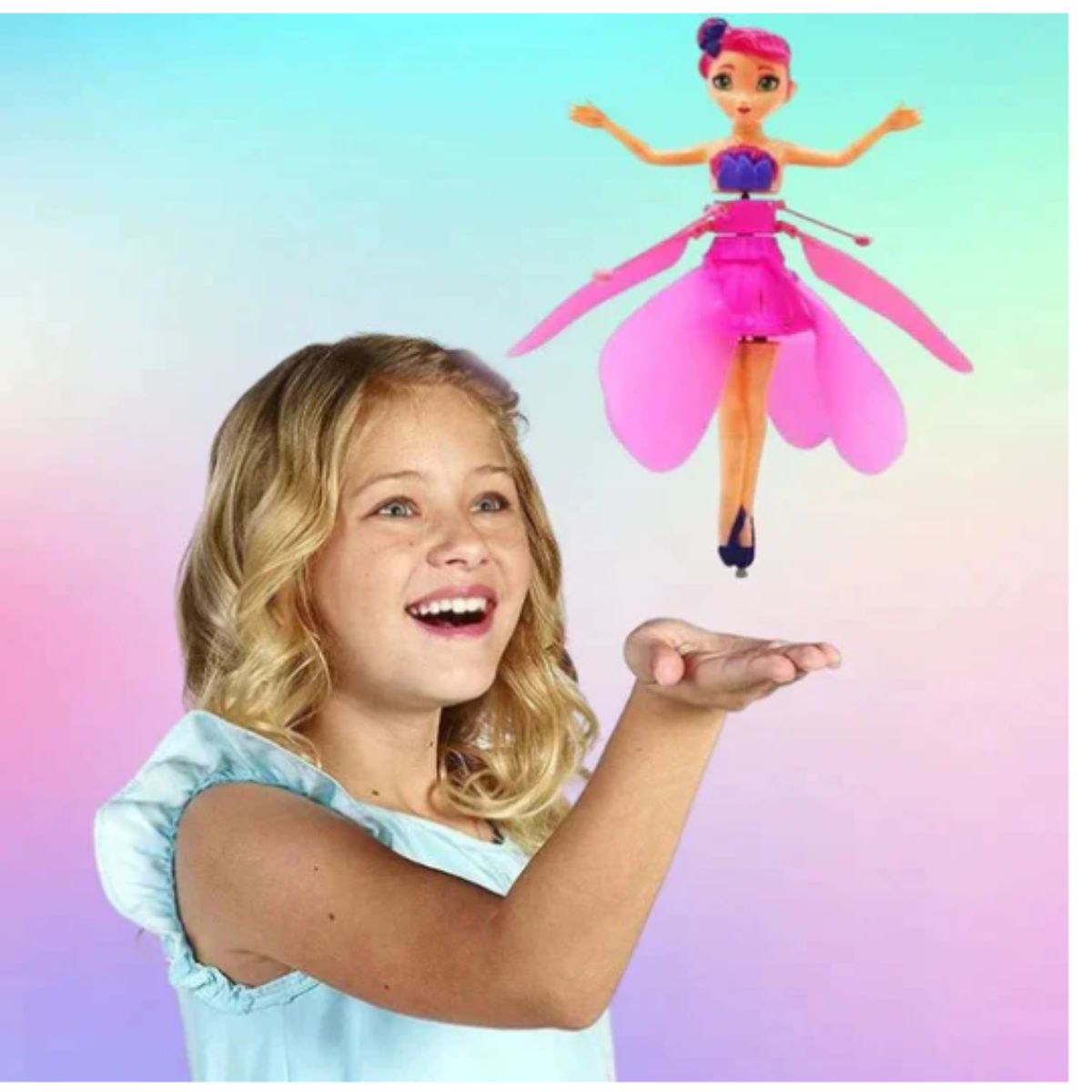 GENERICO - Muñeca Voladora en forma de Hada con carga USB