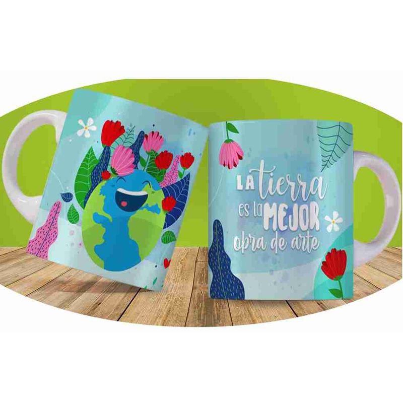 GENERICO - Tazas personalizadas -DNuñez -Taza Dia de la tierra