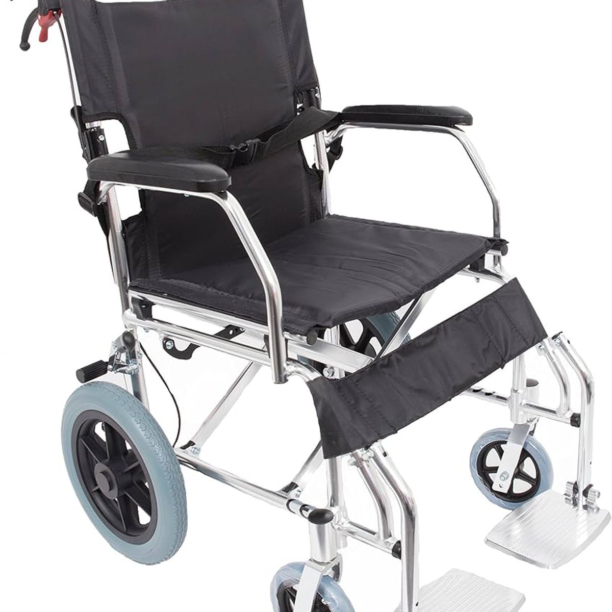 GENERICO - Silla de Ruedas de Paseo Plegable de Aluminio