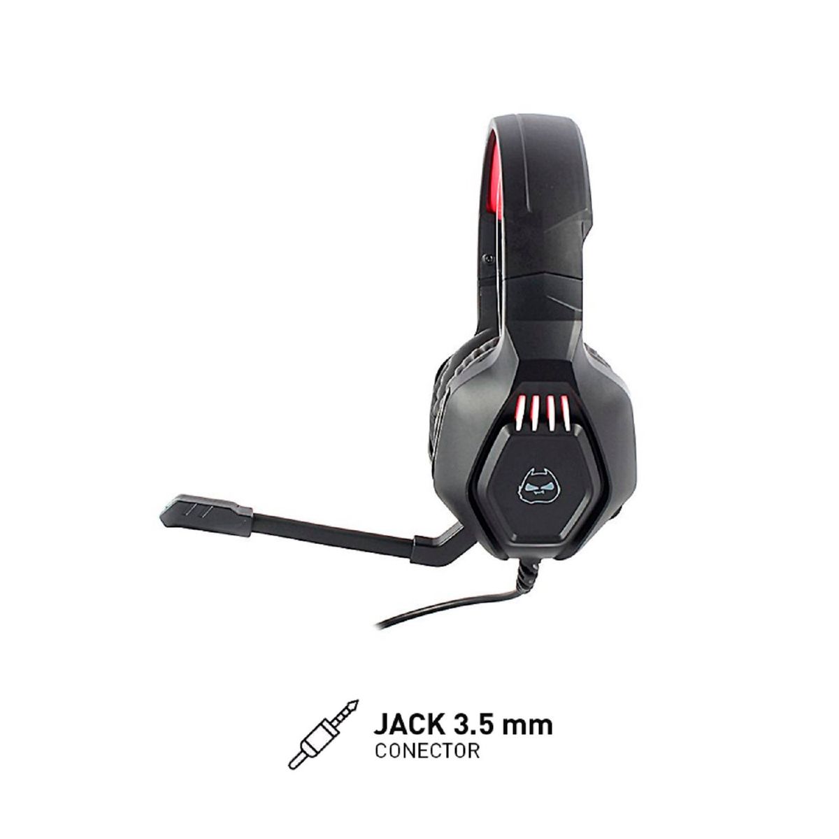 HALION - AUDIFONO GAMER C/MICROFONO HALION HA-H867 MERCURY PLUG 3.5 MM+USB P/PC