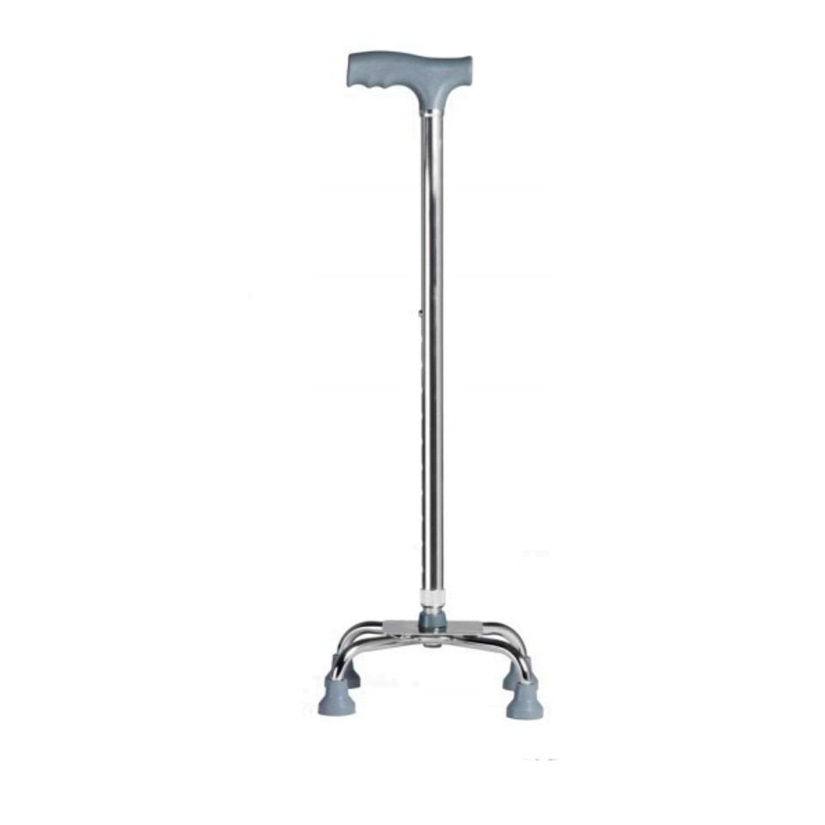 GENERICO - Bastón de 4 Patas Apoyo Ortopedico Regulable de Aluminio