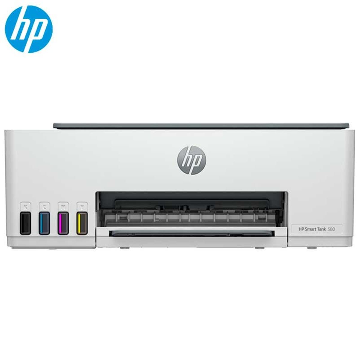 HP - Impresora Multifuncional HP Smart Tank 580 WI-FI, Bluetooth