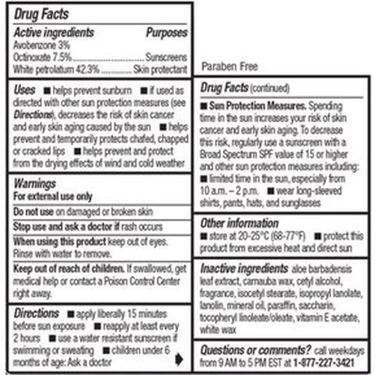 GENERICO - Bálsamo Labial ChapStick Hidratante 0.15 oz Pqte x 3