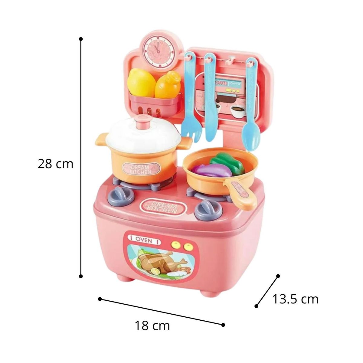 GENERICO - Set de Cocina de Juguete Rosada Dream Kitchen