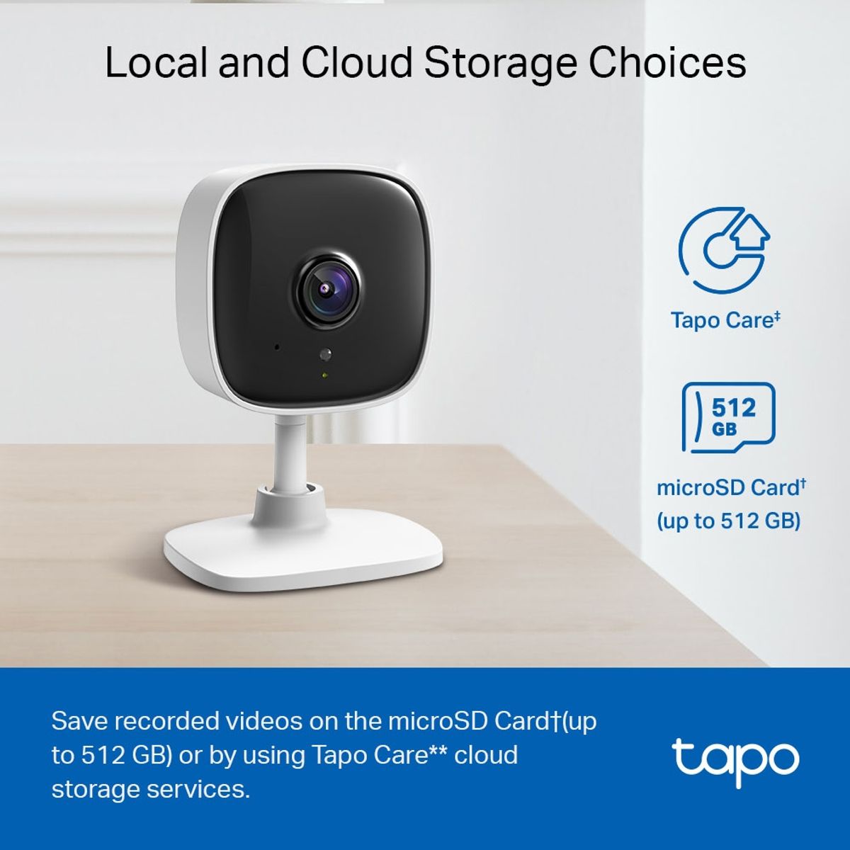 TP LINK - TP-LINK Tapo C100 Cámara de Seguridad WIFI 2MP FullHD Alexa
