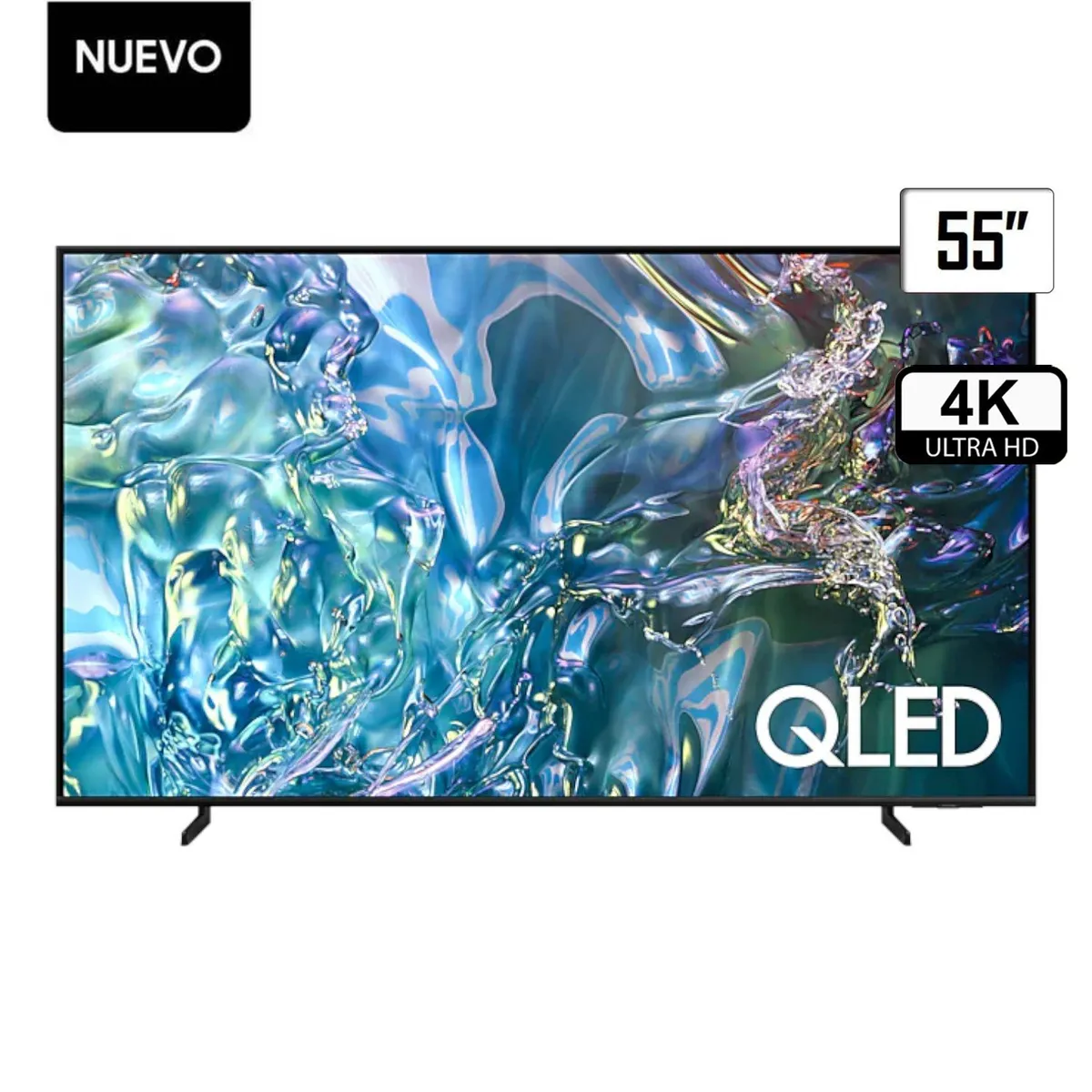 SAMSUNG - TELEVISOR SAMSUNG 55 QLED 4K UHD SMART TV TIZEN QN55Q60DAGXPE.