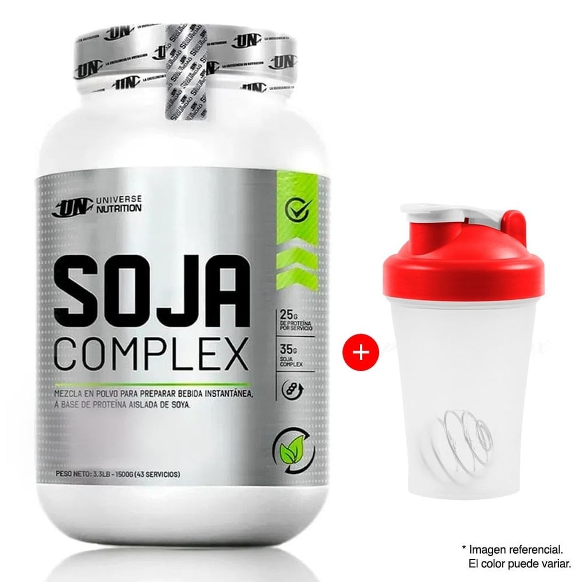 Universe Nutrition - PROTEÍNA SOJA COMPLEX 1.5 KG COOKIES AND CREAM UNIVERSE NUTRITION