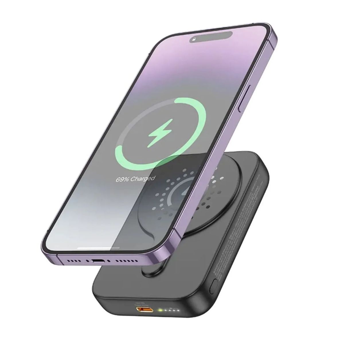 GENERICO - Cargador Inalambrico Power Magnetico Bank Hoco J117A 10000mAh 20 W