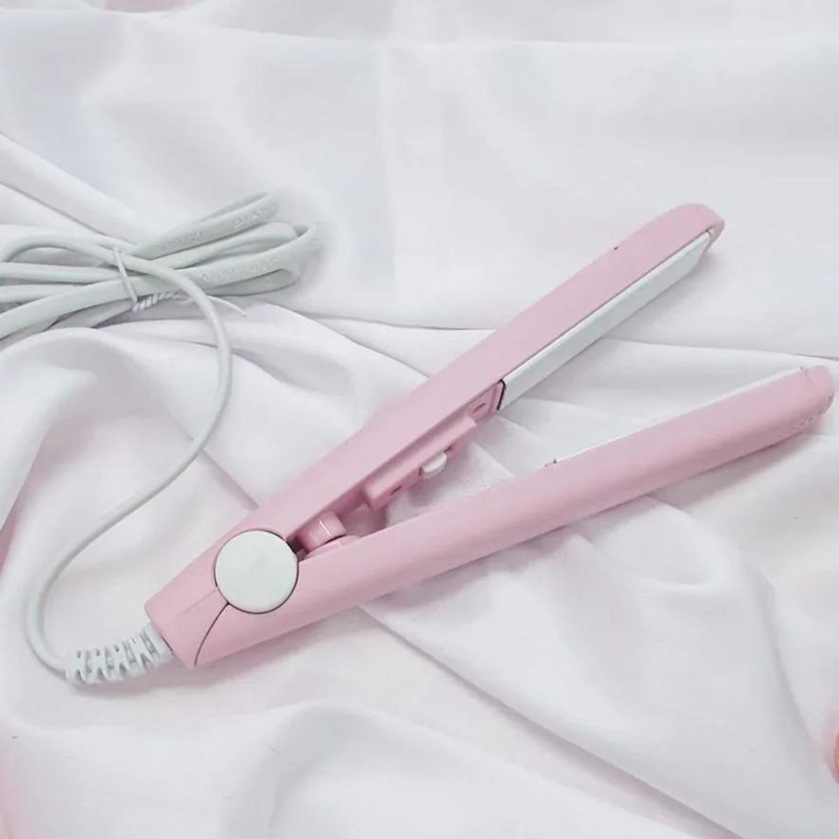 OEM - Mini Alisadora Plancha De Cabello De Cartera Portátil - Rosado